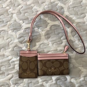 COPY - Coach Lanyard and Mini Wallet